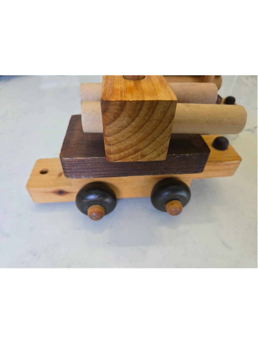 Vintage Timbertoys of Vermont handmade wooden toys made in Vermont Set of 3 - Picture 6 of 8